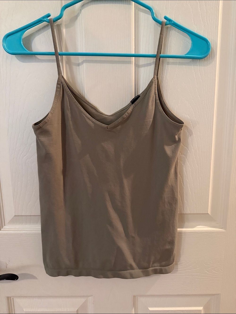 The Limited Taupe V-Neck Spaghetti Strap Camisole